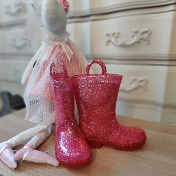 Zoogs Other - NWT Zoogs  Pink Sparkle Rain Boots, Magical, Glittery, Princess,